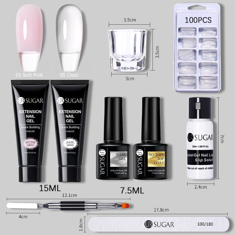 Acrylic UV Gel Extension Nail Gel Kit