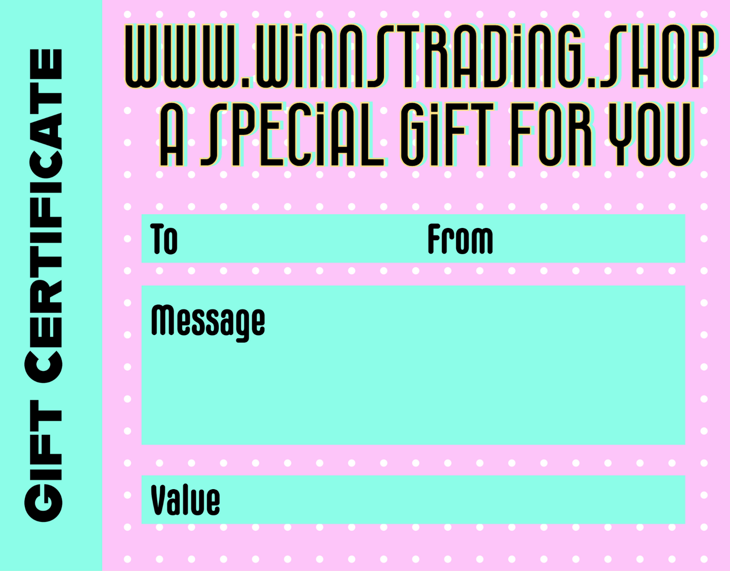 winnstrading.shop | Gift Card