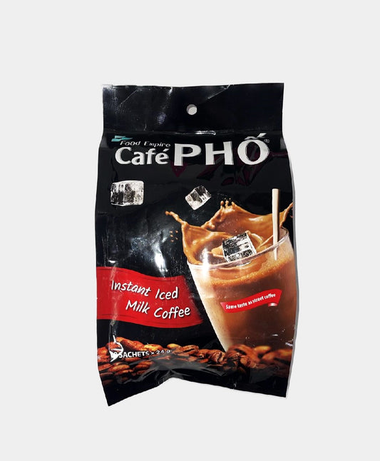 Cafe Pho Vietnamese 3in1 Instant Coffee Mix, Iced Milk Coffee, Cafe Sua Da, Single Serve Coffee Packets, Bag of 18 Sachets