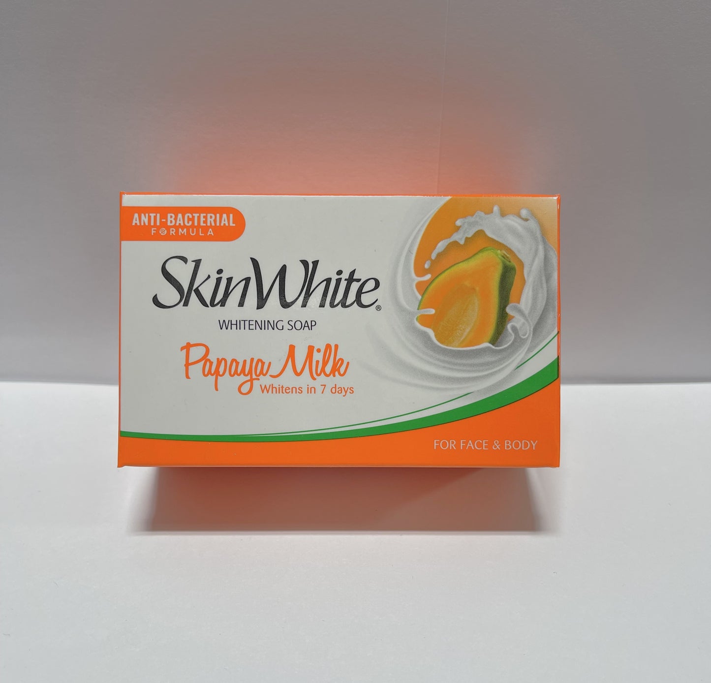 SkinWhite Papaya with Milk Soap  90g.