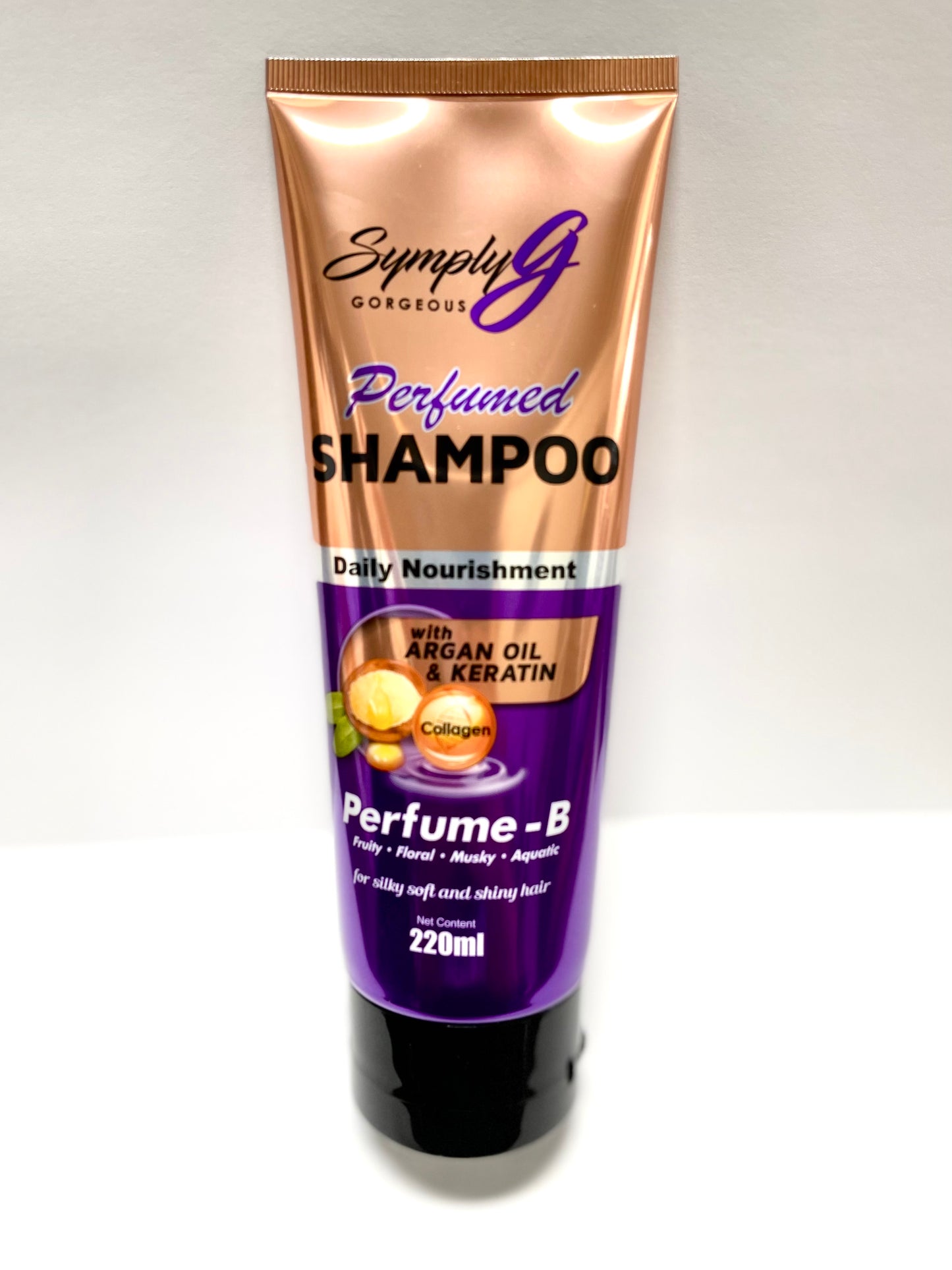 Symply G Perfumed Shampoo (B) Purple 220ml.