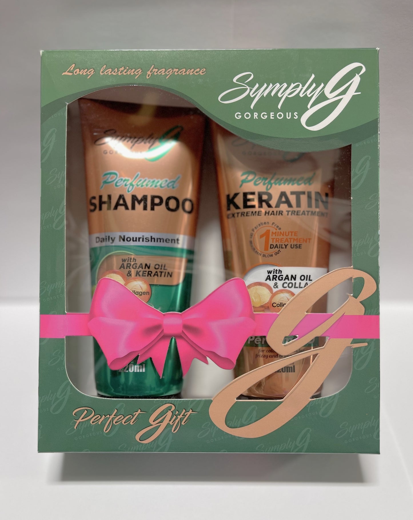 Symply G (Gorgeous) Shampoo & Keratin Set (Perfume D)