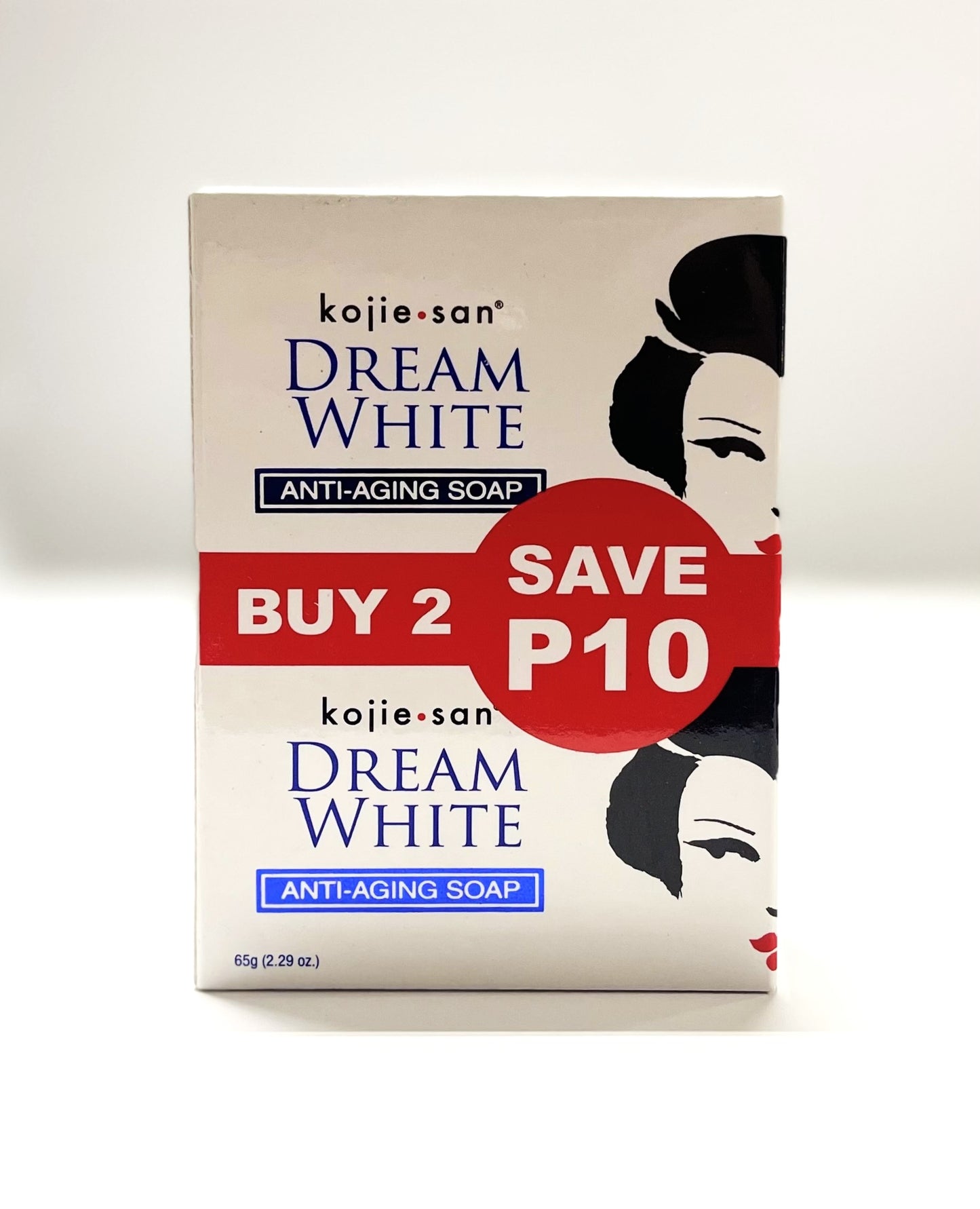 Kojie San Dream White Anti-Aging Soap  65g x 2 bars