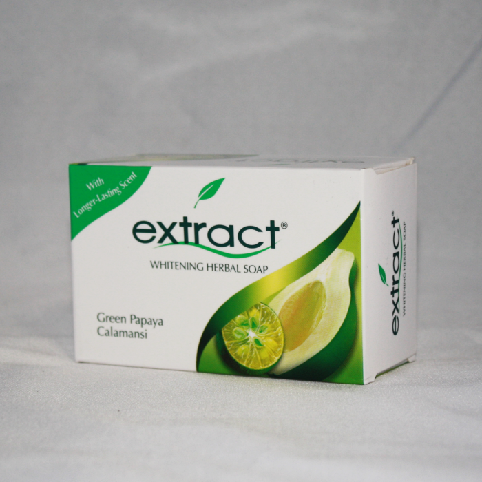 Extract (Flawless-U) Herbal Soap Green Papaya Calamansi