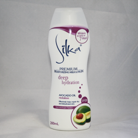 Silka Premium Milk Lotion spf23 Avocado Oil 